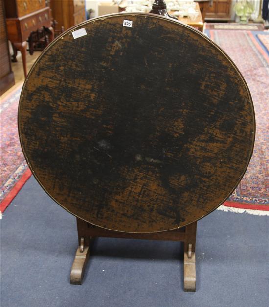 A French oak and fruitwood Vendage Table W.96cm